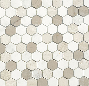 Pietrine Hexagonal Pietra Mix 3 Hex Mat 28,5x30,5 Мозаика 
