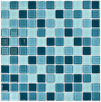 Bonaparte Sea Wave-1 30x30x4 (чип 25x25 мм) Мозаика стеклянная