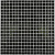 Bonaparte Super Black 30x30x4 (чип 15x15 мм) Мозаика стеклянная