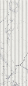 Charme Evo Inserto Wave Statuario 25х75 Плитка настенная Белая