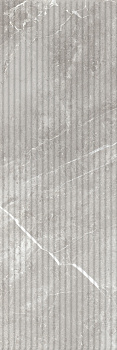 Charme Evo Inserto Wave Imperiale 25х75 Плитка настенная Серая