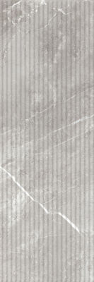 Charme Evo Inserto Wave Imperiale 25х75 Плитка настенная Серая