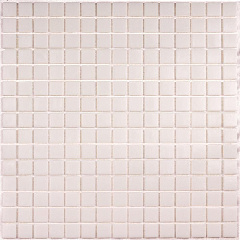 Bonaparte Simple White 32,7x32,7x4 (чип 20x20 мм) Мозаика стеклянная на бумаге
