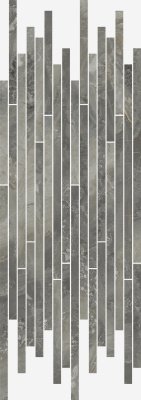 Charme Deluxe Strip Grigio Orobico 26х75 Декор Серый