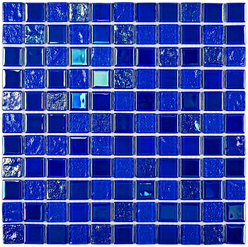 Bonaparte Bondi Dark Blue-25 30x30 (чип 25x25 мм) Мозаика стеклянная