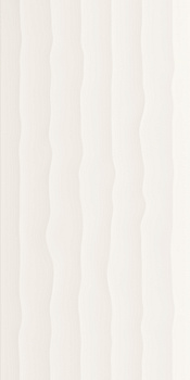 3D Wave Белая 40x80 Плитка настенная