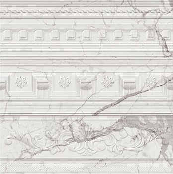 Charme Evo Inserto Arty Statuario 25х75 Декор Белый