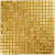 Bonaparte Classik Gold 30x30x8 (чип 15x15 мм) Мозаика стеклянная, фольгированная