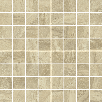 Charme Advance Mosaico Travertino Romano Lux 29,2х29,2 Мозаика Бежевая
