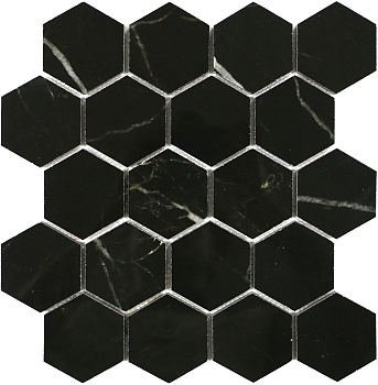 Marble Porcelain Marrone Oriente Pol Hexagon 26,7x30,8 Мозаика 