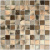 Bonaparte Titan Bronze 31,8x31,8x4 (чип 30x30 мм) Мозаика стеклянная с металл. вставками
