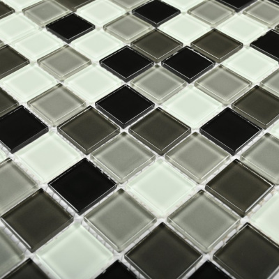 Bonaparte Carbon Mix 30x30x4 (чип 25x25 мм) Мозаика стеклянная