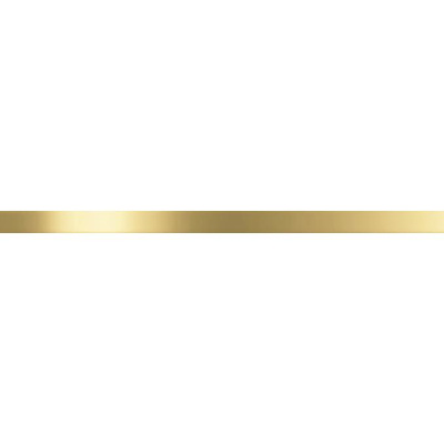 Бордюр золотой 3х60 металлический глянцевый