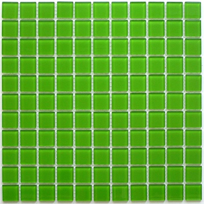 Bonaparte Green Glass 30x30x4 (чип 25x25 мм) Мозаика стеклянная