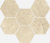 Charme Extra Hexagon Mosaico Arcadia 25х29 Мозаика Бежевая
