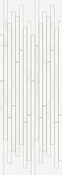 Charme Deluxe Split Bianco Michelangelo 26х75 Декор Белый