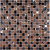 Bonaparte Crystal Brown 30x30x8 (чип 15x15 мм) Мозаика стеклянная, зеркальная